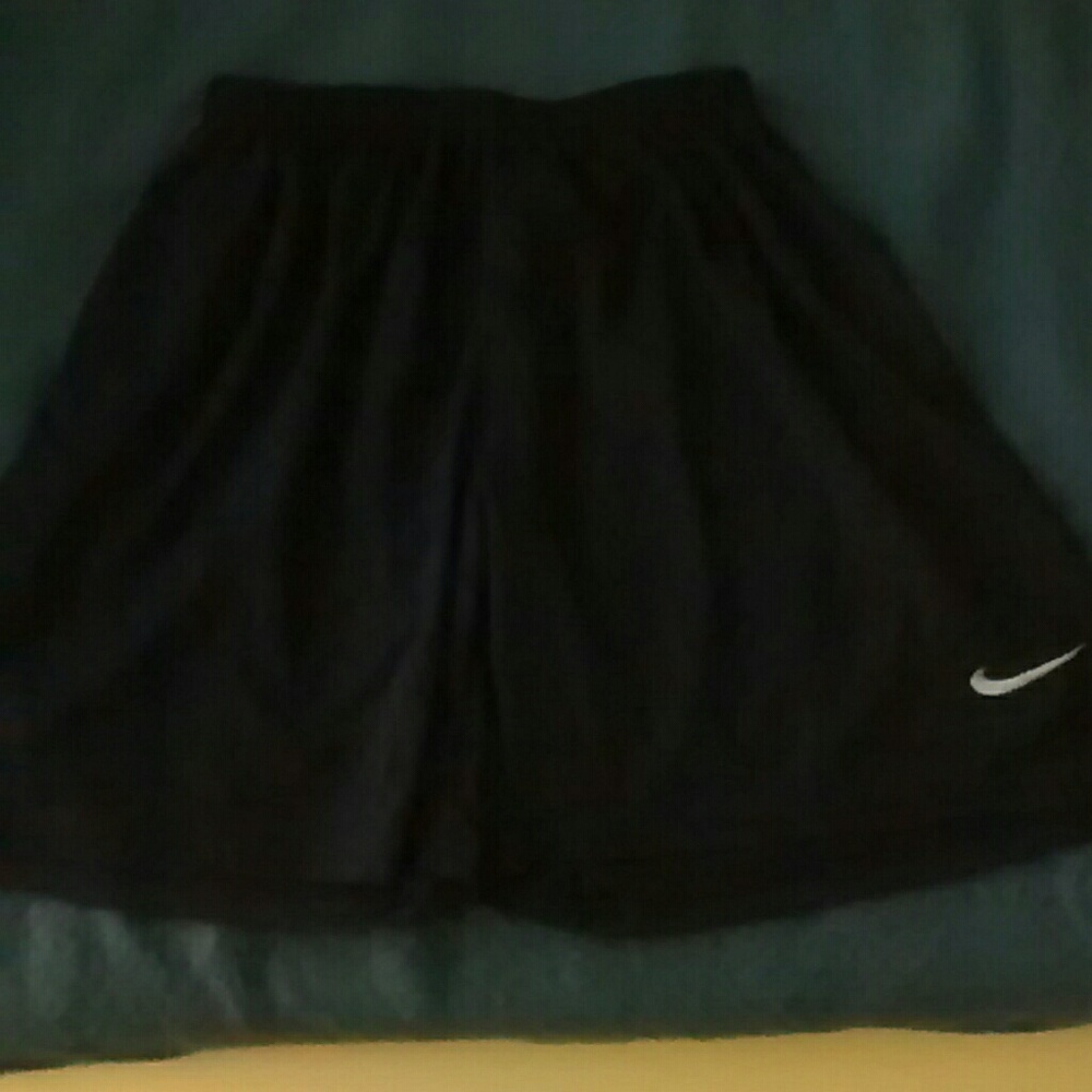Blue nike shorts